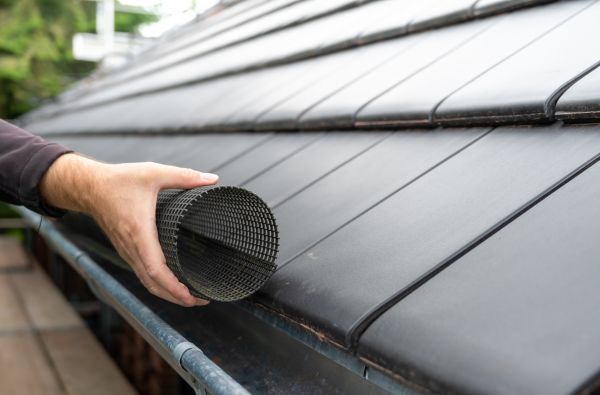 Gutter Mesh Installation in Little Elm